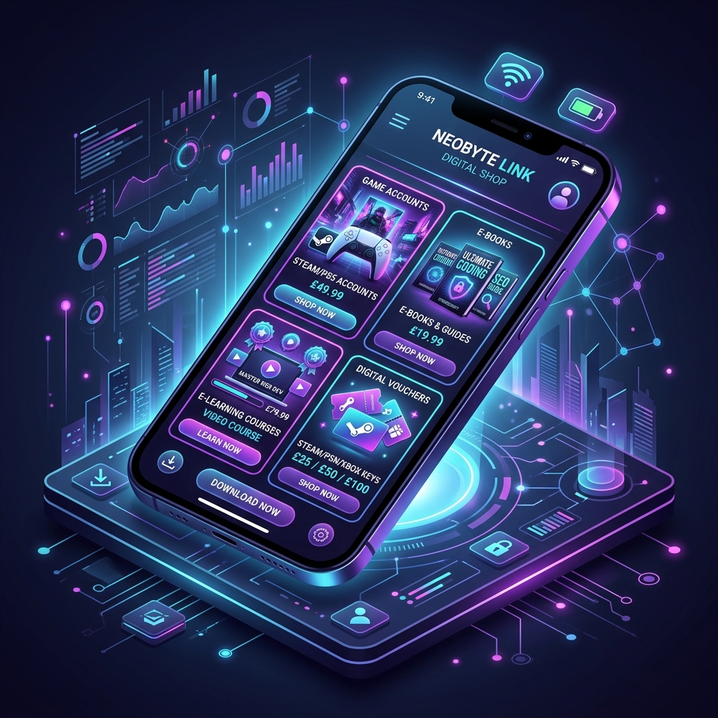 Integrasi Produk Digital Tautu Store (Akun Game, E-Book, E-Learning)
